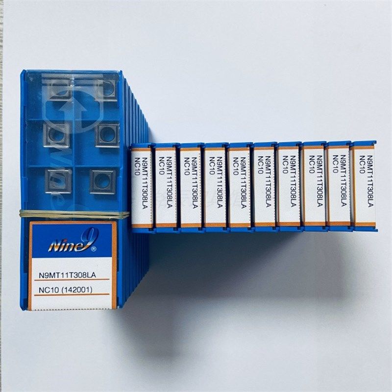 现货台湾Nine9耐久45度内外倒角刀粒不锈钢刀片N9MT11T308LA NC10