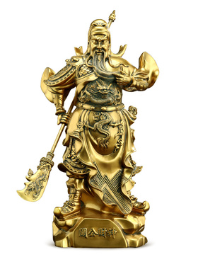 现货速发武财神关公摆件中式客厅玄关店铺前台招财装饰品公司乔迁