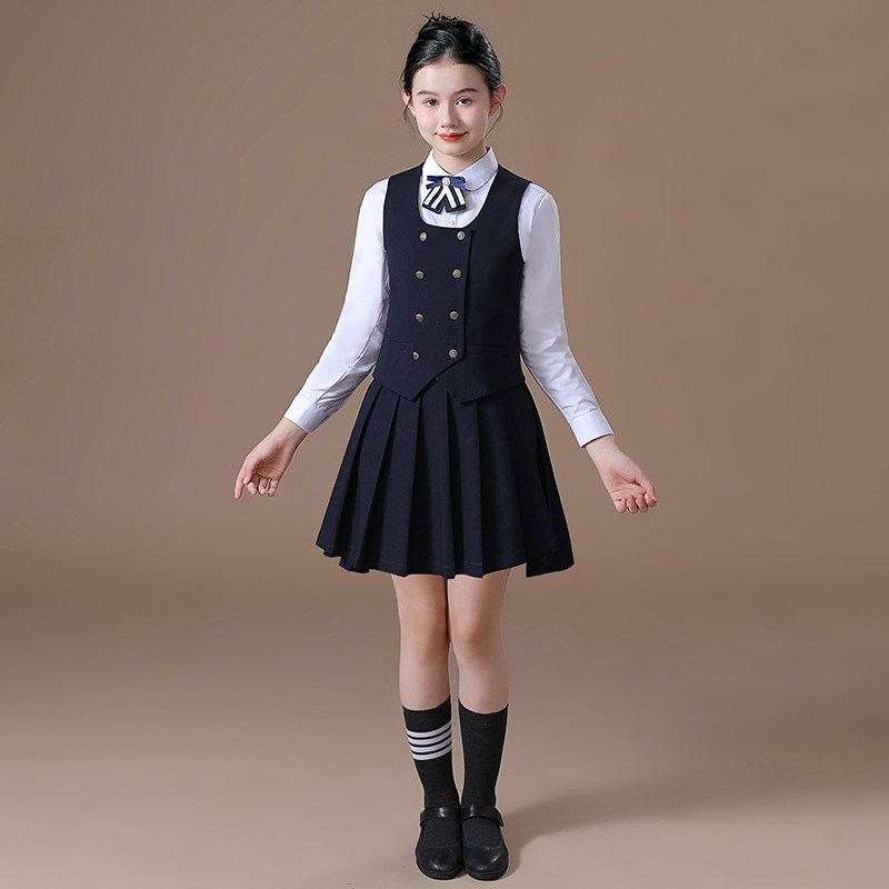 速发儿童大合唱演出服装学院风男中小学生朗诵比赛演讲团体表演班