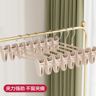 速发裤架裤夹用用裤子专家衣架收子裙纳神器无痕防滑夹子不锈钢jk