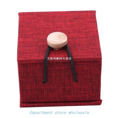 速发Persoized Rust Weddig Wood Rig Box Hder gift box Cu