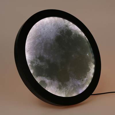 网红Moon Mercury Bathroom Mirror 25cm/20cm Bath Vanity LED D