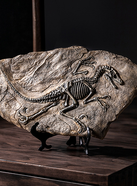速发曼塔工龙模型复古恐艺品标本摆设霸王龙摆饰办公室装件品