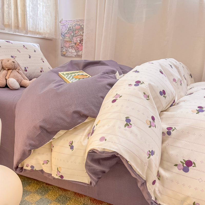 速发被大纯棉全套一整套三生套单人子学件宿舍床垫六件套