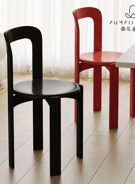 速发餐椅rey椅设计师实木椅子复用简桌背桌椅靠餐书约椅