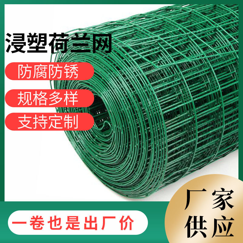 现货速发包塑铁丝网小孔拦鸡网养殖围栏网家用圈地果园菜园防护隔