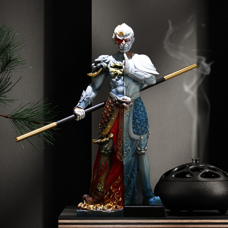 现货速发齐天大圣归来斗战胜佛魔一念之间公室客厅装饰品大摆件