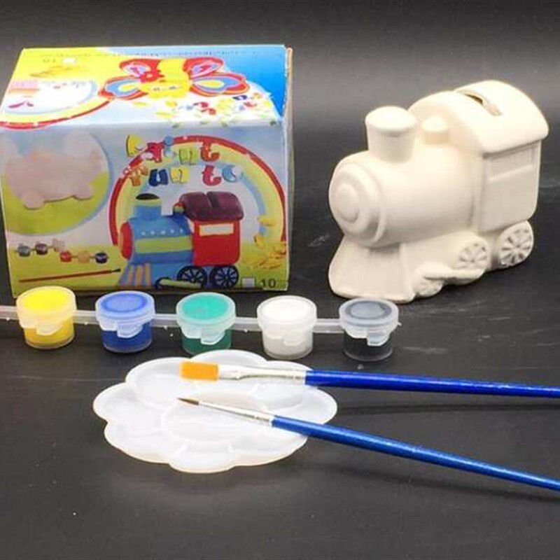 现货速发模型车全套小型磨具礼物男孩子。手工涂料彩绘石膏娃娃涂