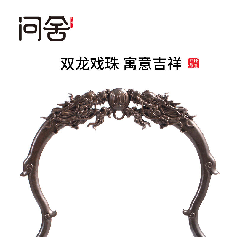 现货速发纯铜盘香炉家用室内仿古香薰球镂空吊炉茶道檀香线香摆件