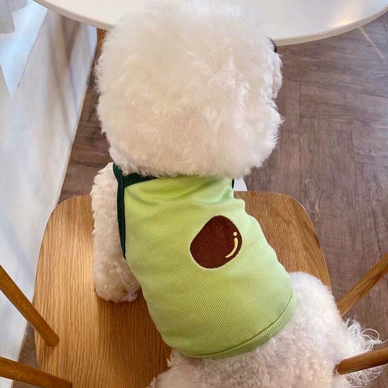 现货速发衣服春秋薄款泰迪比熊博美猫咪雪纳瑞衣服夏季小型犬背心