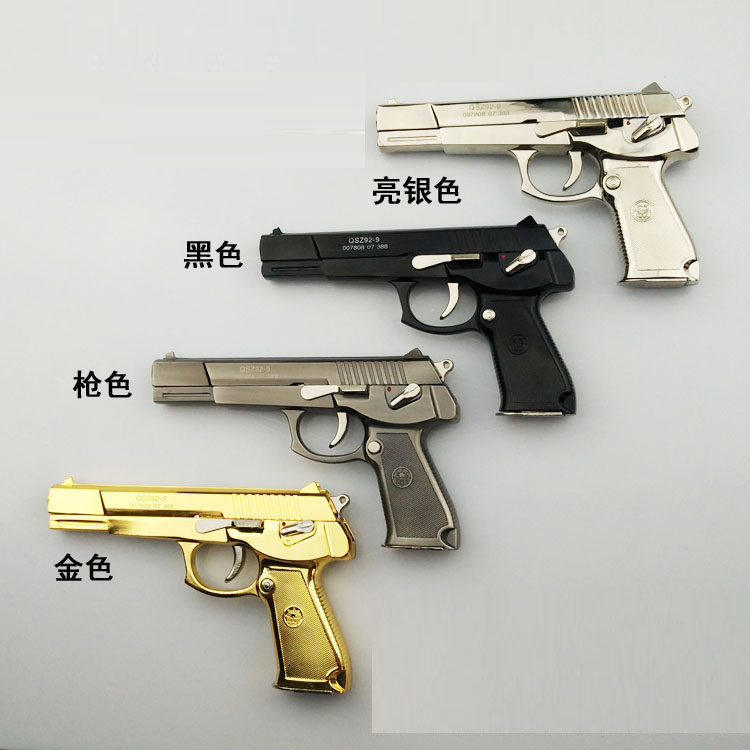 现货速发1:2.05抛壳大号2式模型小枪全金属成人儿童玩具手抢不可