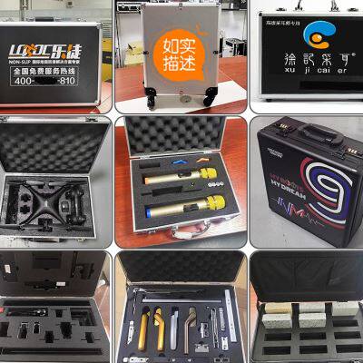 现货速发全黑色手提密码包装仪器样品长方形箱子咖啡套盒大号工具