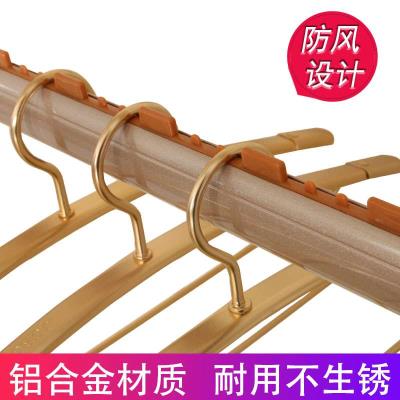 现货速发固定顶装晾衣杆简易防风打孔凉台顶装吊衣杆挂衣杆晾衣架