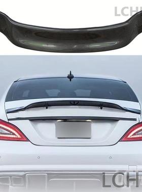 适用于奔驰W218改装R款尾翼定风翼压尾扰流CLS 63AMG350320碳纤维