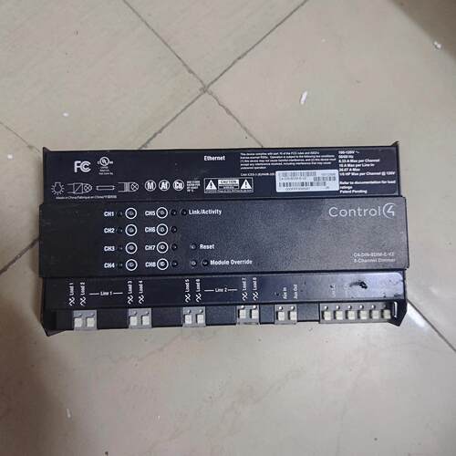 C4-DIN-8DIM-E-V2 8路调光模块 Control4智能控制模块议价维修