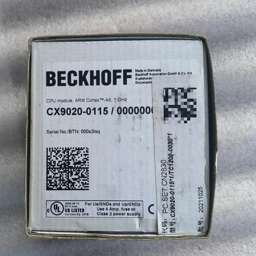CX9020-0115 CPU模块 BECKHOFF 工业自动化控制议价维修