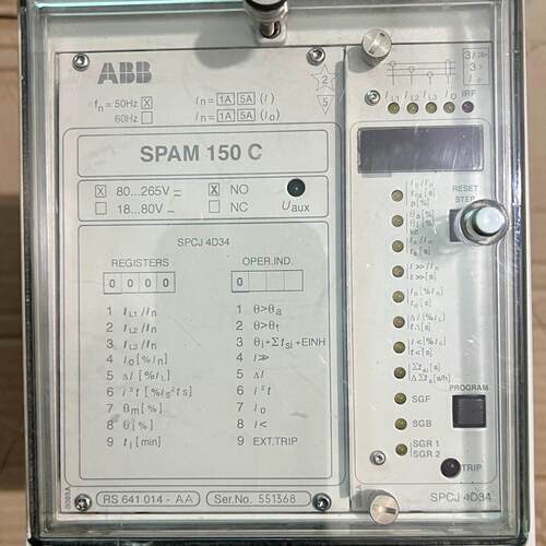SPAM 150C 综合保护继电器 ABB工控自动化器件议价维修