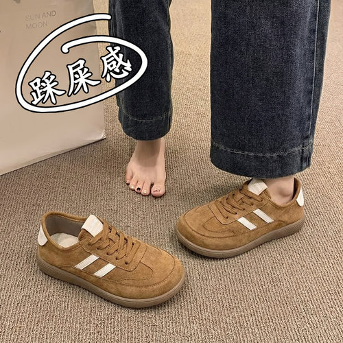 舒适软底妈妈不累脚百搭德训鞋