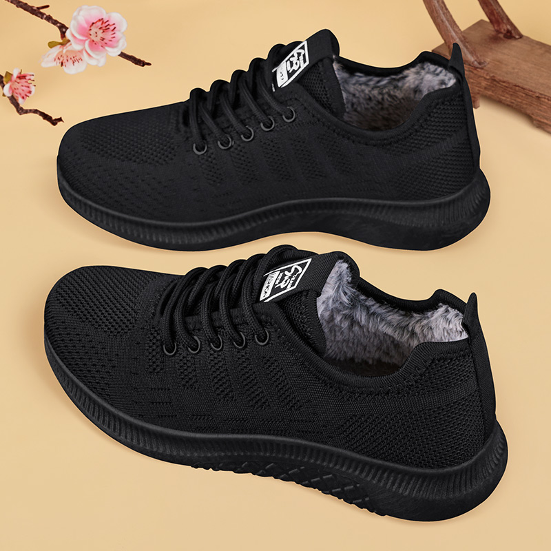 二棉鞋女加绒外穿秋冬款防滑