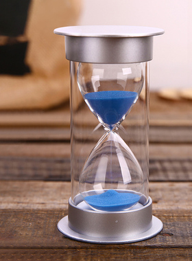 速发创意摆件5漏计时器沙/10/0/60分钟防儿摔童学习吃饭时间管理