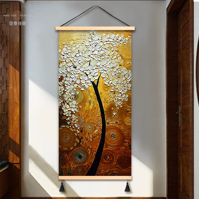 现货速发玄关挂画布艺挂布墙面装饰墙上遮挡画创意背景布图片