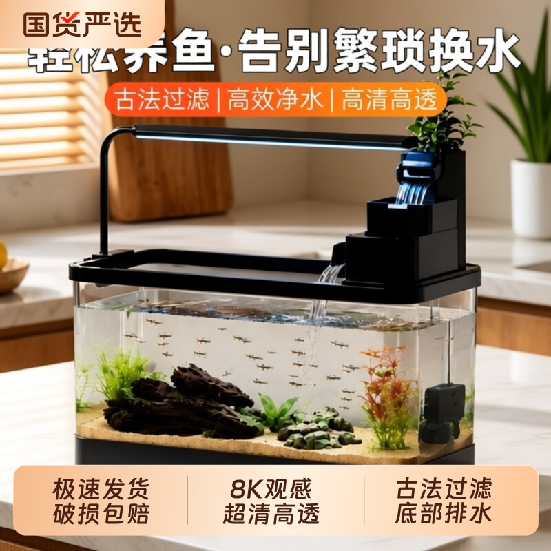 黑色过滤鱼缸小号|超5000次加购图片