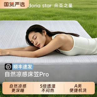 朵亚之星冰丝席子夏凉垫床笠罩夏季A类凉感软席床单床套180x200cm