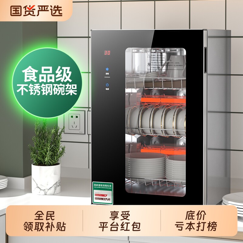 新飞免沥水消毒柜家用小型母婴奶瓶奶嘴厨房桌面台式立式碗筷碗柜