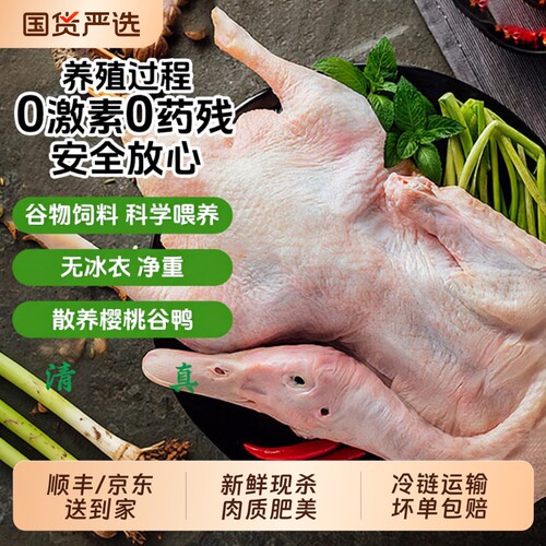 樱桃谷鸭生鲜现杀鸭肉
