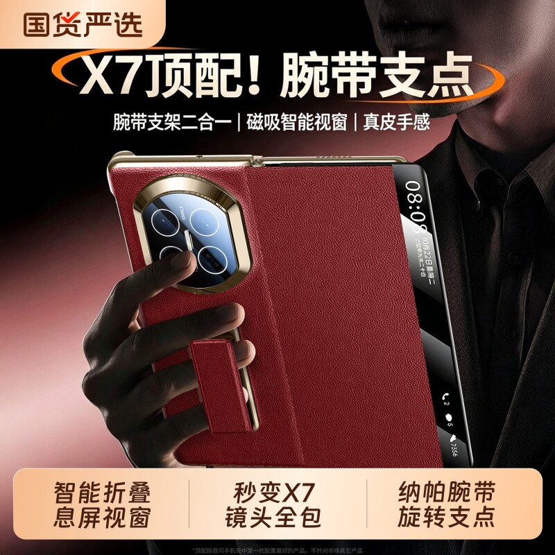 旋转腕带支架智能视窗真纳帕皮壳图片
