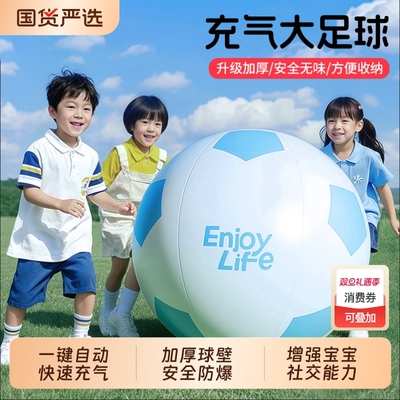 户外充气大足球儿童草地巨型球