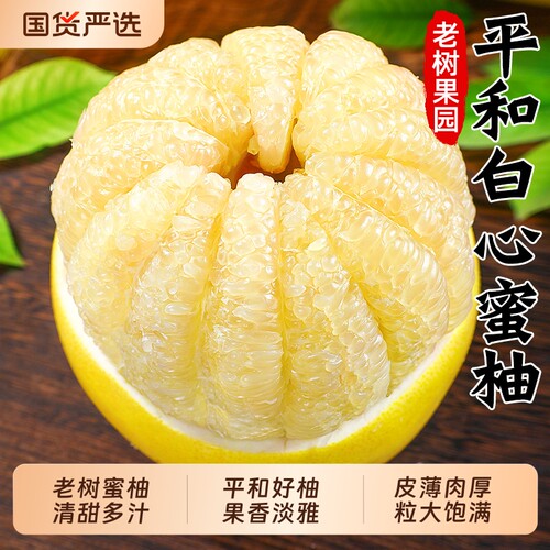 福建平和白心蜜柚新鲜当季柚子