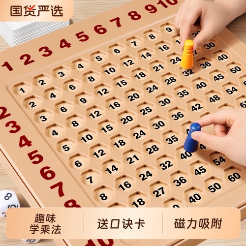 九九乘法口诀表数学启蒙桌游