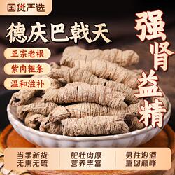 德庆巴戟天中药材正品官方旗舰店老根紫肉泡酒煲汤滋补牛大力苁蓉