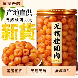 福建特产桂圆干桂圆肉罐装 无核免剥即食泡水大果肉厚新货龙眼肉