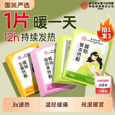 北京同仁堂内廷上用热敷暖全身贴