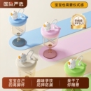 儿童PPSU高脚杯学饮杯鸭嘴宝宝喝水家用牛奶杯果汁酒杯式奶瓶吸管