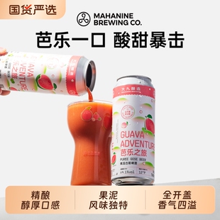 大九酿造芭乐之旅果泥古斯啤酒国产精酿大罐全开口500ml*2罐装