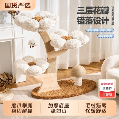 喵丽丝猫爬架猫咪攀爬抓柱小户型