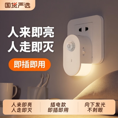 【品牌正品】爱耐特插电式感应灯
