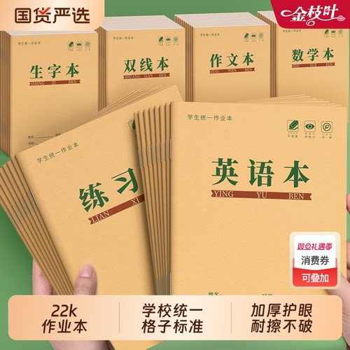 练习本22k小学生专用作业本