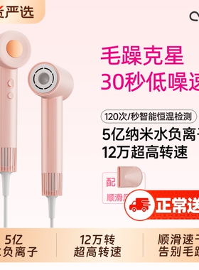 ovl高速吹风机水负离子护发静音速干家用宿舍电吹风机官方旗舰店