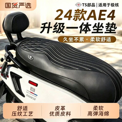 适用于24款极核AE4升级一体坐垫
