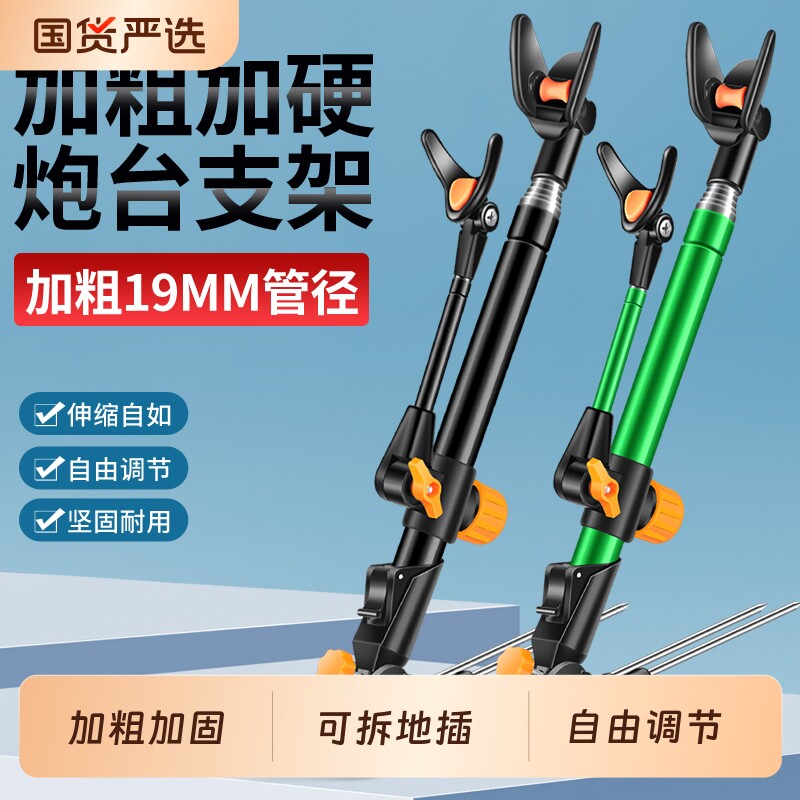 不锈钢地插鱼竿架|超5000次加购图片