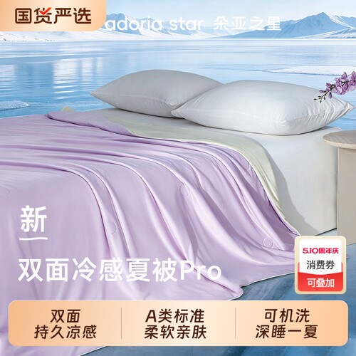 朵亚之星2026新款夏凉被Pro双面空调被子可机洗夏天薄款冰丝被芯