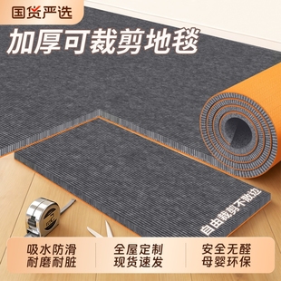 可自由裁剪地毯门垫家用脚垫入户门防滑耐脏加厚隔音地垫门口客厅