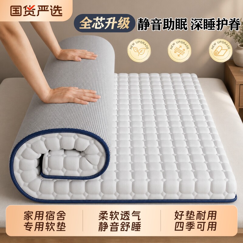 浪莎床垫铺底家用双人榻榻米软垫租房专用单人大学生宿舍床垫褥子
