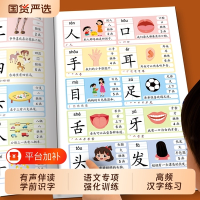 识字大王幼儿识字书|千人加购