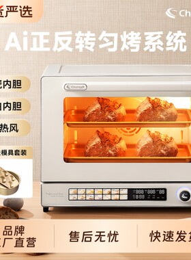 长帝S1Max风炉电烤箱家用新款小型烘焙商用大容量不锈钢模式烘烤