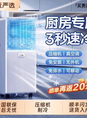 志高冷风机可移动空调扇单冷一体机厨房小型无外机压缩机制冷卧室